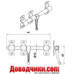 Amig Шпингалет мод.584 160 мм — изображение 2