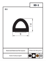 Самоклеющийся уплотнитель D 7,5х9 — изображение 8