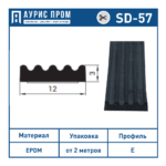Самоклеющийся уплотнитель E 3х12 — изображение 3