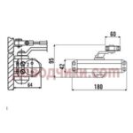 Доводчик  ECO-Schulte TS 10   фиксация — изображение 2