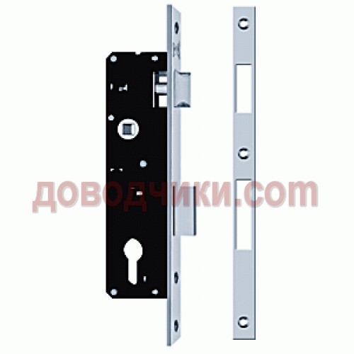 kale-85-20-mm-rolik Замок KALE ALU 85/20 mm (ролик) врізний - Зображення 1